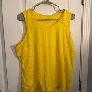 Champion Bright Yellow Athletic Tank Top